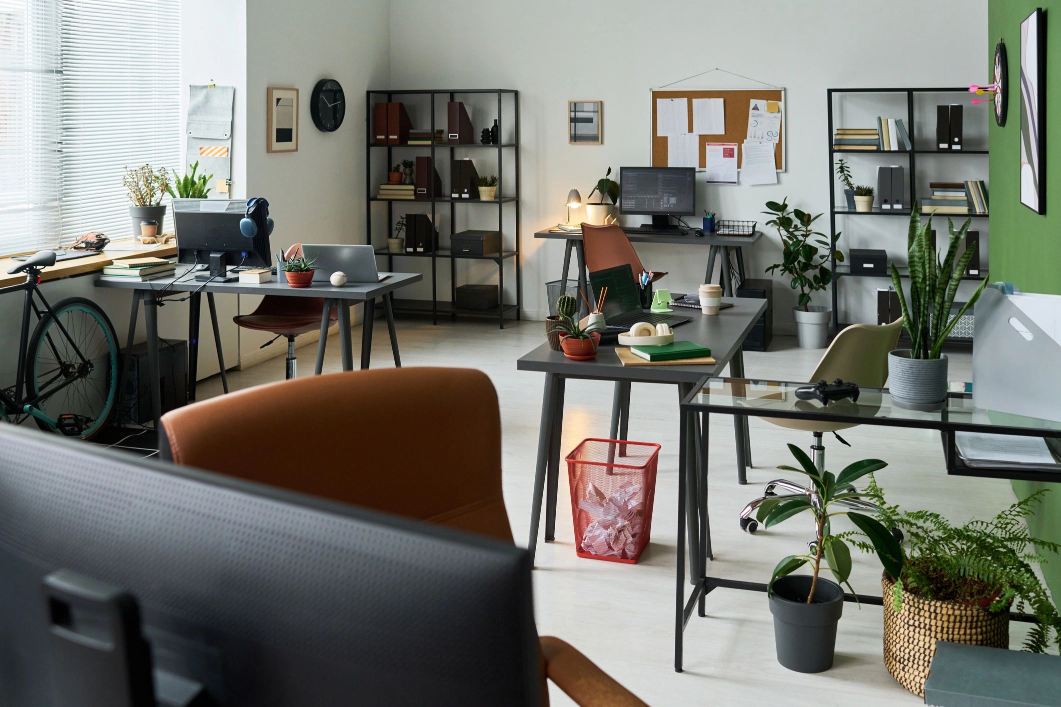 Modern commercial office interior ready for professional cleaning